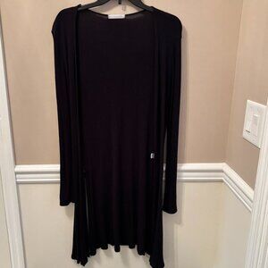 PINKBLUSH Maternity Woman's Long Cardigan Sweater Size M in color Black